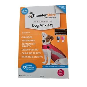 ThunderShirt Pink XL Dog Anxiety Jacket NEW NIB Girl Puppy